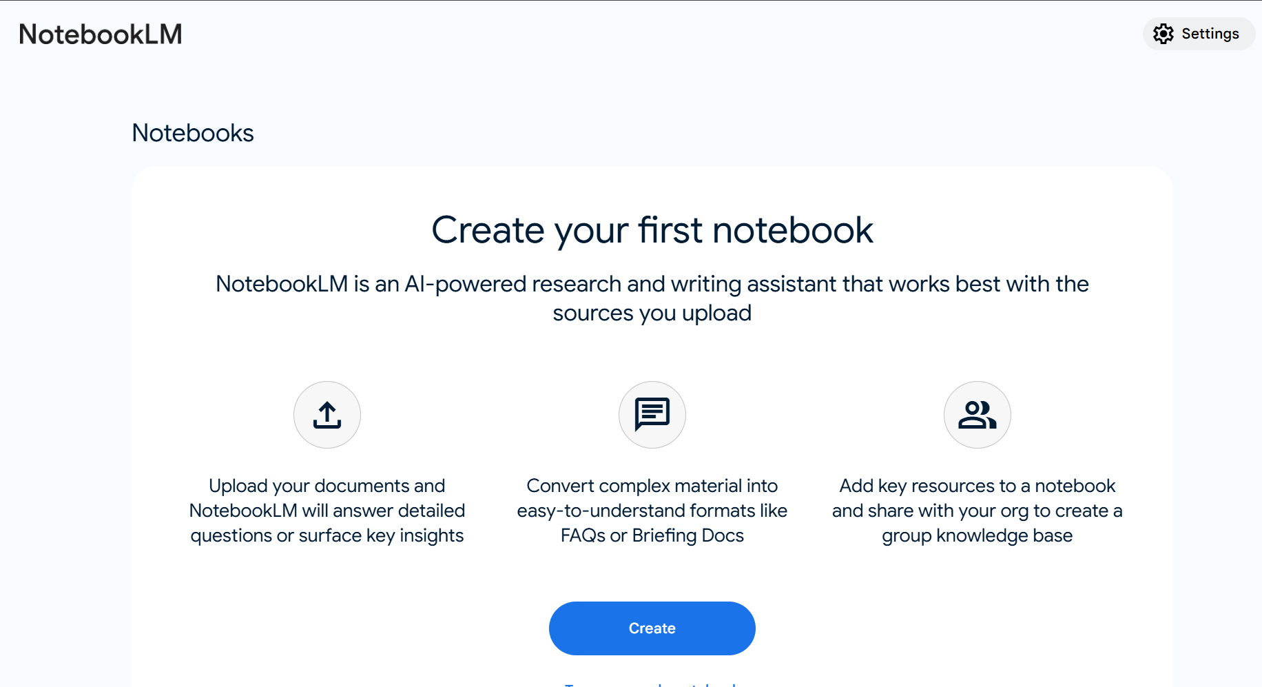 NotebookLM screenshot