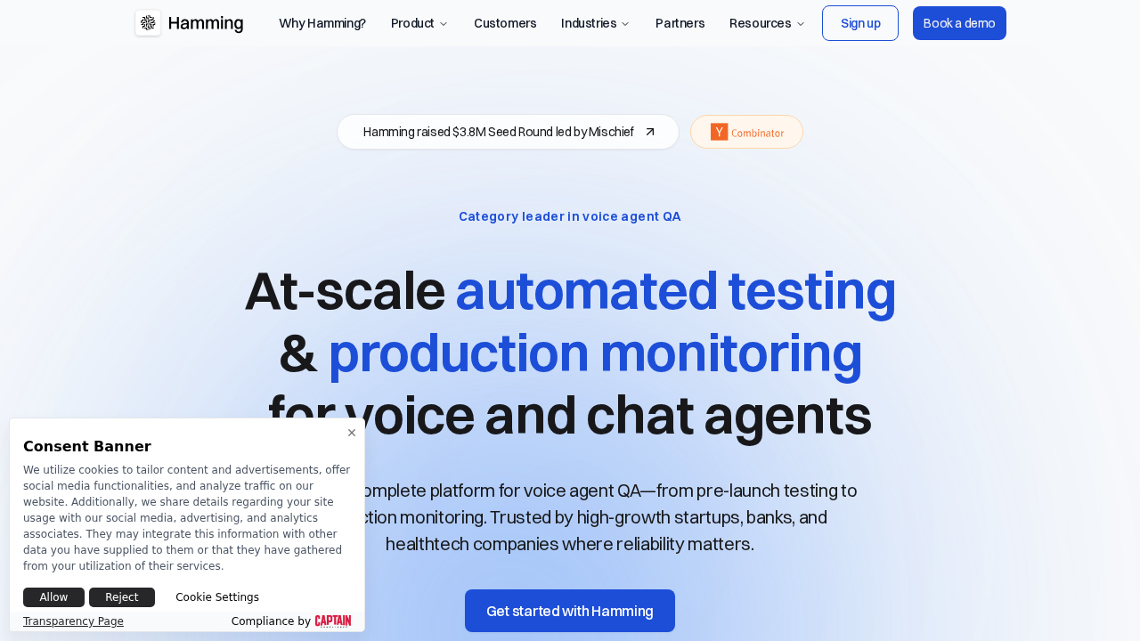 Hamming AI screenshot