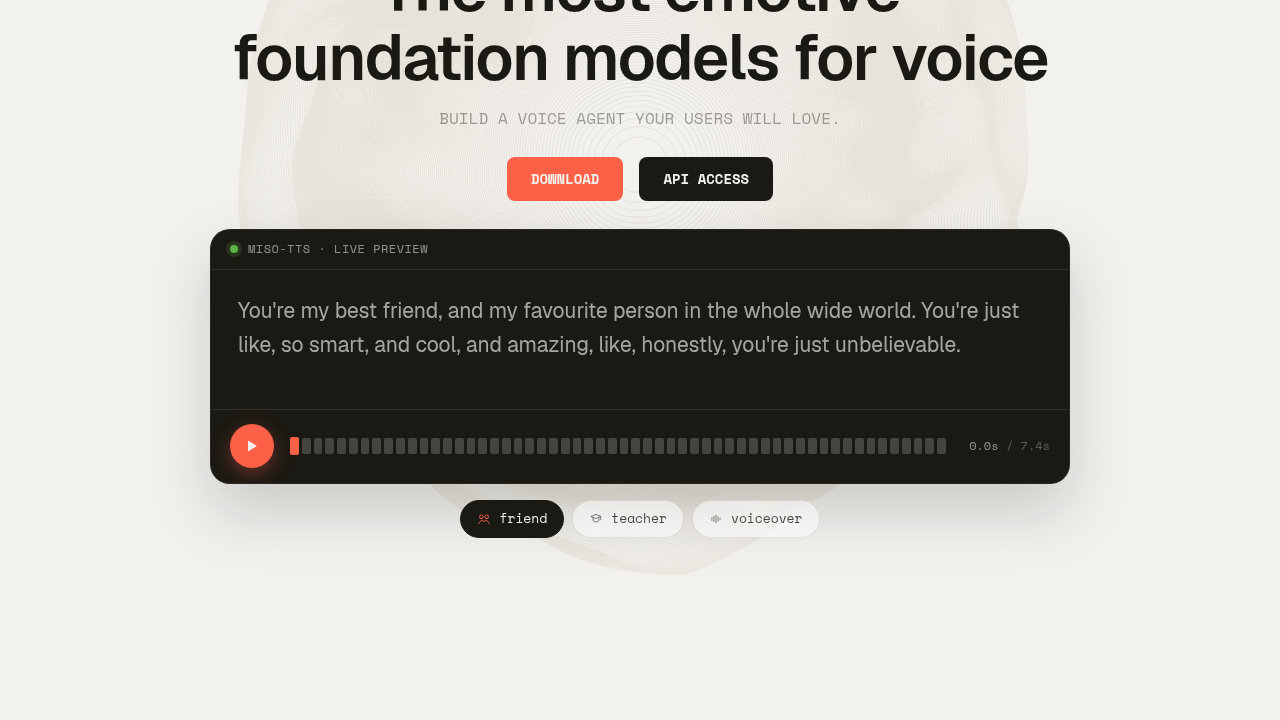 Miso Labs screenshot