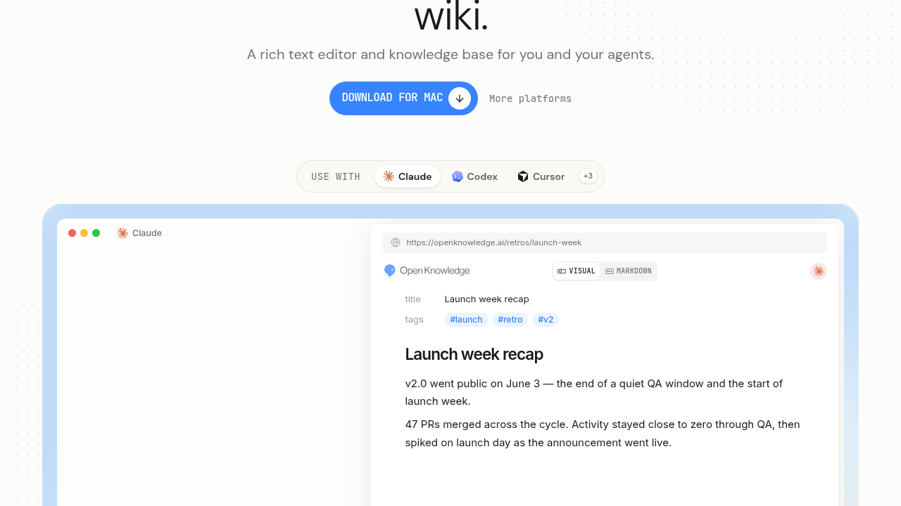 OpenKnowledge screenshot