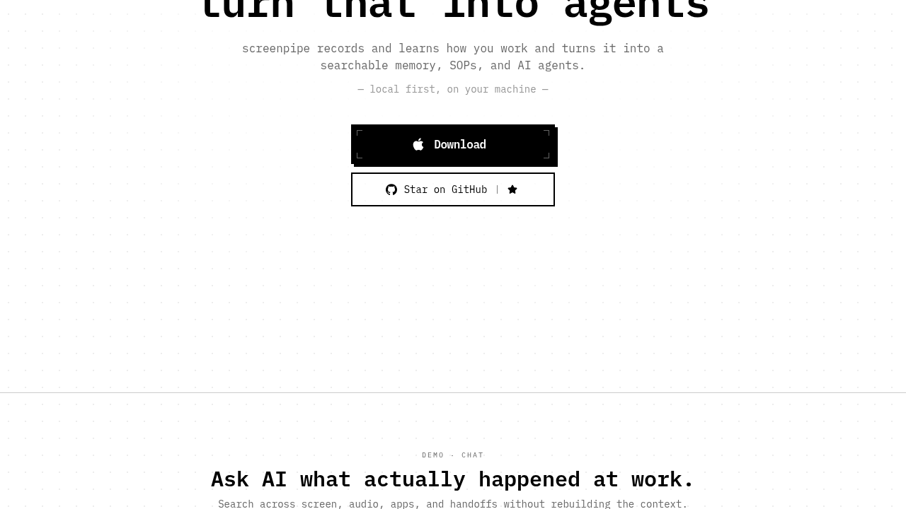 screenpipe screenshot