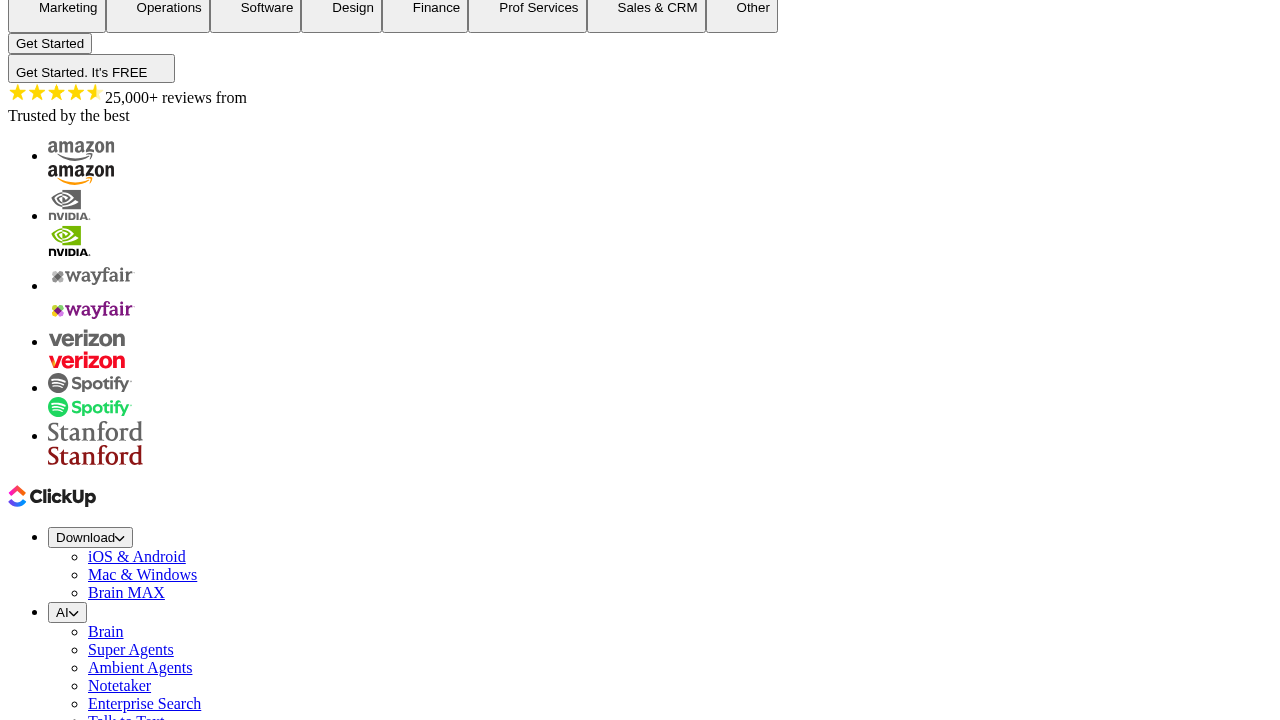 ClickUp screenshot