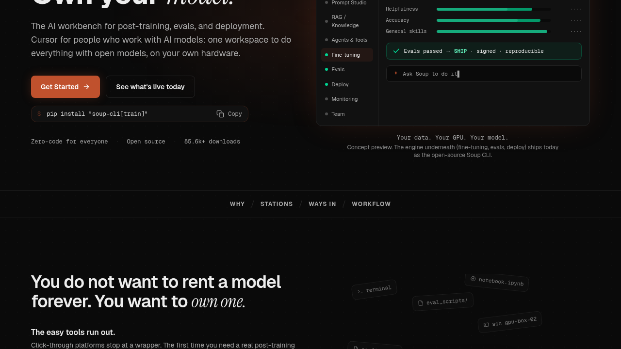 Soup CLI screenshot
